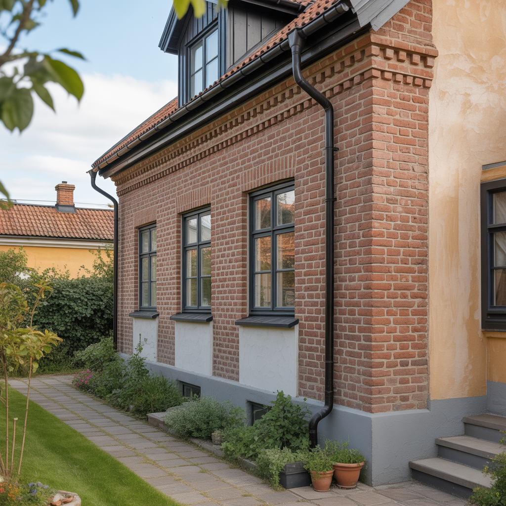 7.Fordelarna med att anvanda tegel istallet for puts vid fasadrenovering