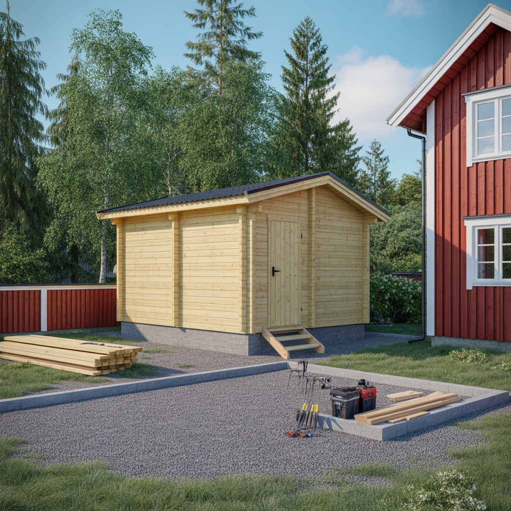 bygga forrad pa tomten kostnad bygglov och grund